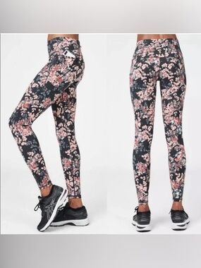 Sweaty Betty Power Sculpt
Liberated Pink Floral Leggings yoga workout size L